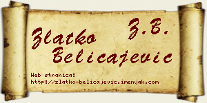 Zlatko Beličajević vizit kartica